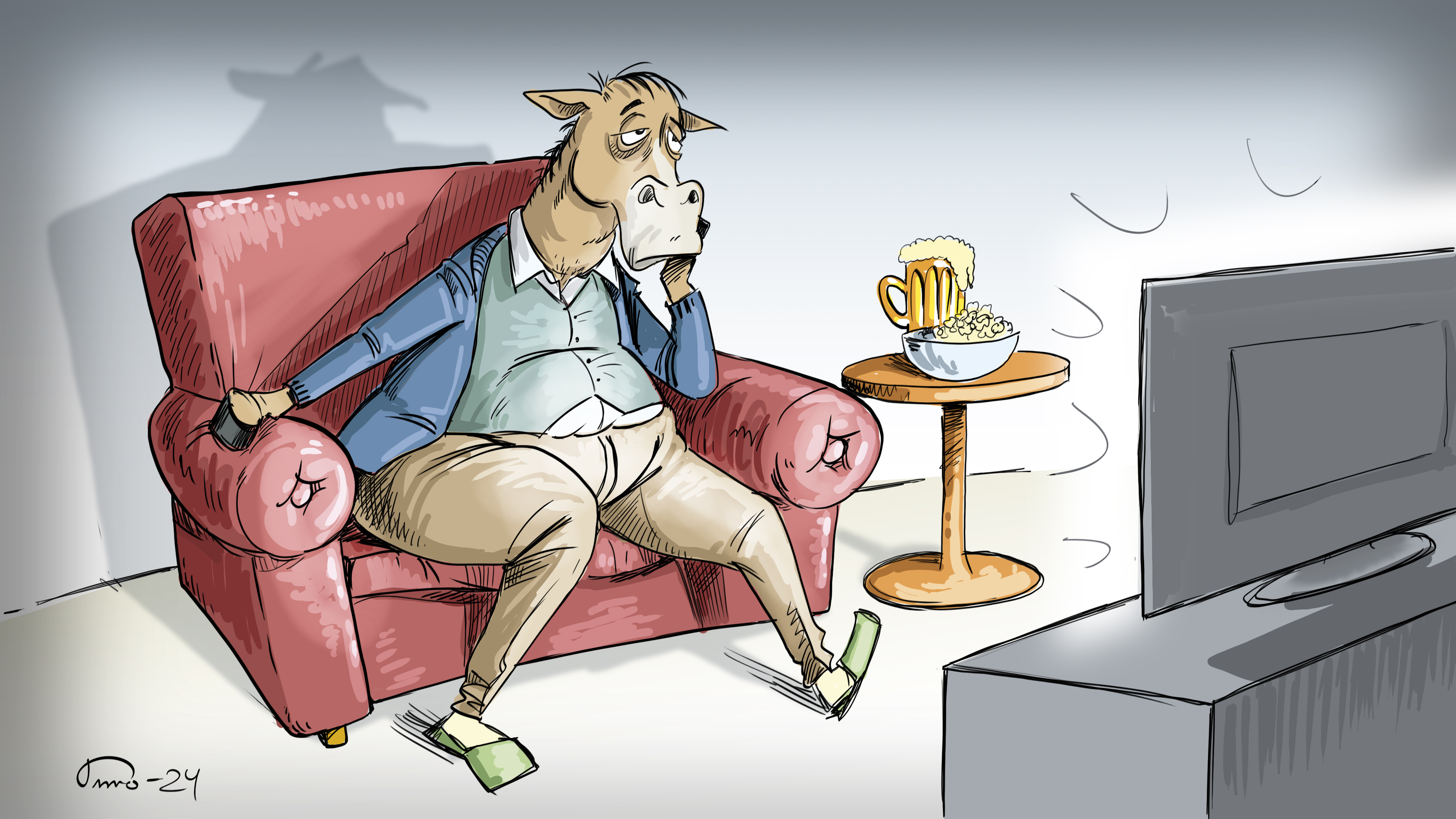 Passiivinen elämäntapa pilaa hevosen terveyden, samoin kuin ihmisenkin.