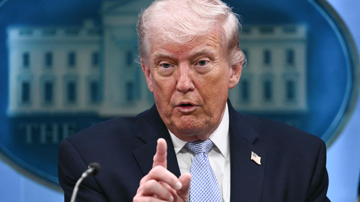 Myös Yhdysvaltojen presidentti Donald Trump kertoi lauantaina, että Yhdysvallat on aloittanut Hormuzinsalmen raivaamisen liikennöintikuntoon. Arkistokuva. AFP/LEHTIKUVA.