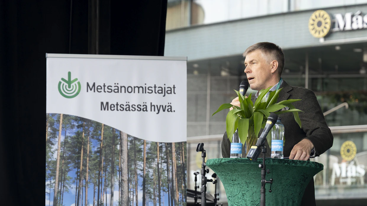 MTK:n tämän vuoden loppuun kauttansa jatkava puheenjohtaja Juha Marttila avasi tapahtuman puheenvuorollaan.