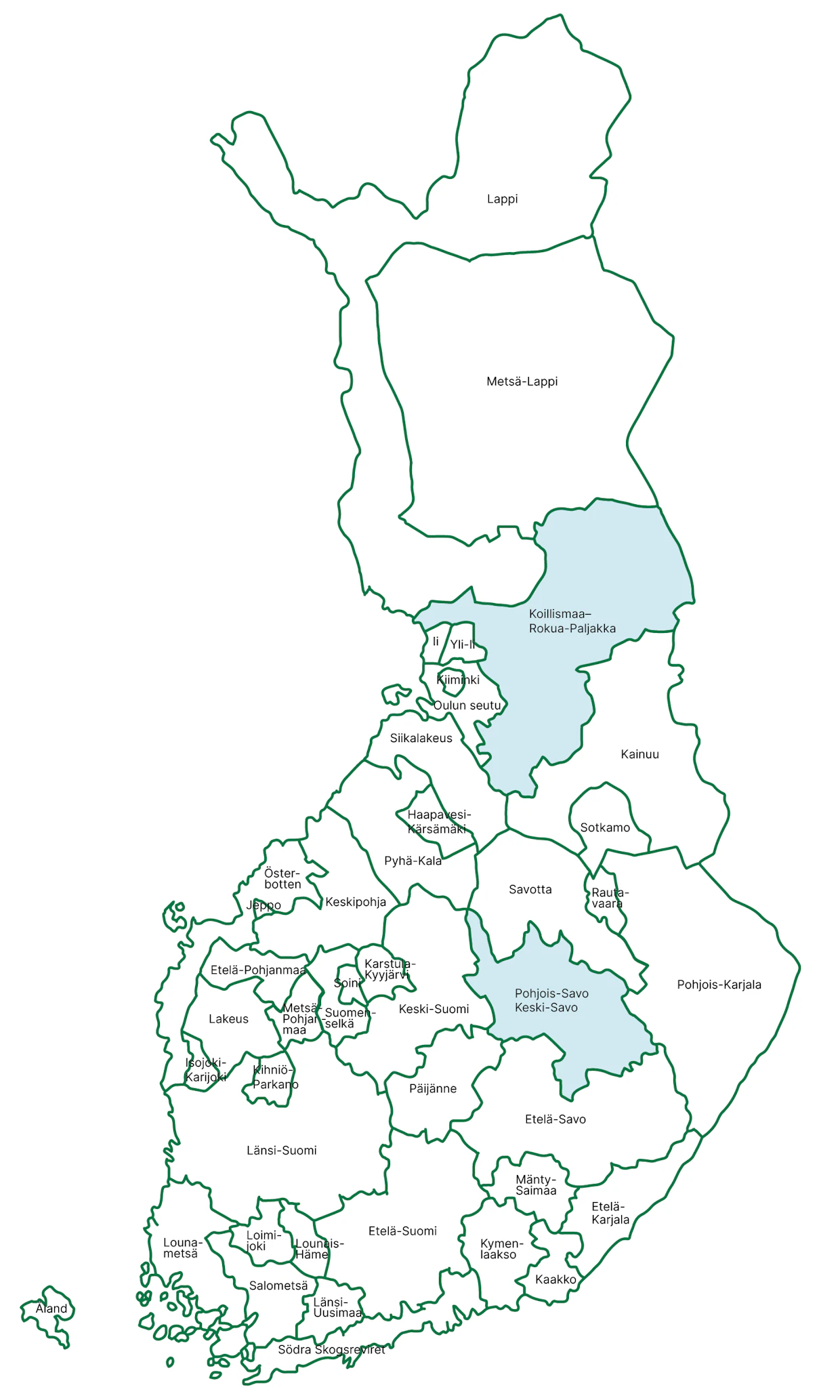 Yhdistymisen jälkeen Suomessa on yli 40 metsänhoitoyhdistystä.