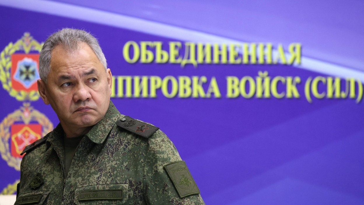 Venäjän puolustusministeri Sergei Shoigu. LEHTIKUVA/AFP.