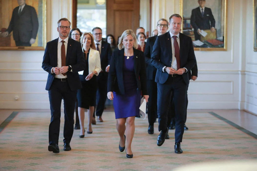 Ruotsin Nato-päätöksen kannalta ratkaiseva päivä on sunnuntaina. LEHTIKUVA / AFP.