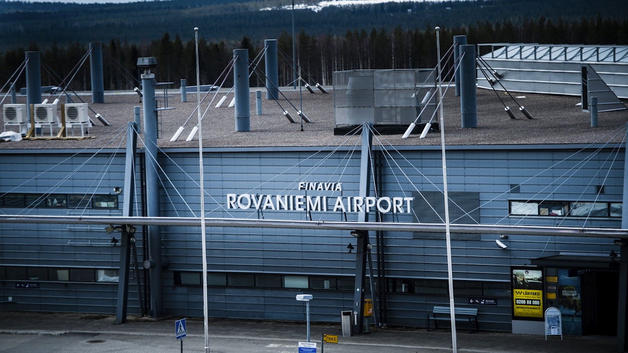 Rovaniemen lentoasemalta on yhteyksiä kansainvälisiin kohteisiin. Kuvituskuva.
