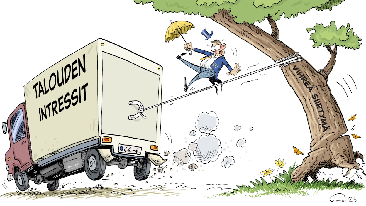 EU:n rimpuilu metsäkatoasetuksen kanssa on osa yritystä sovittaa yhteen kilpailukyvyn parantaminen ja vihreä siirtymä.