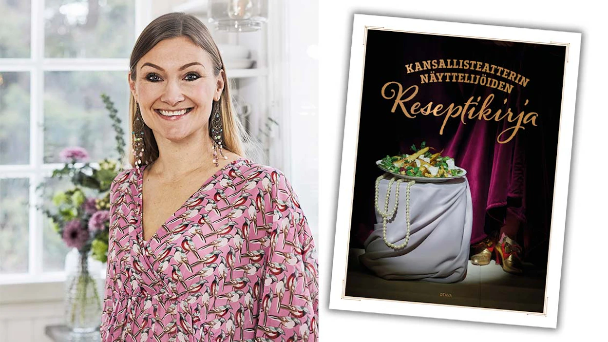 Teresa Välimäki lähti ystävänsä Sari Puumalaisen ideasta tekemään kirjaa Kansallisteatterin näyttelijöiden suosikkiruuista.