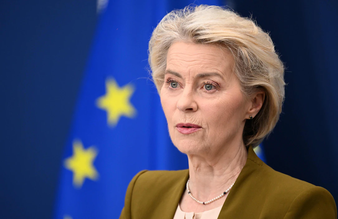 Ursula von der Leyen pääsi sopuun kauppasopimuksesta Donald Trumpin kanssa jo viime vuonna. AFP/LEHTIKUVA.