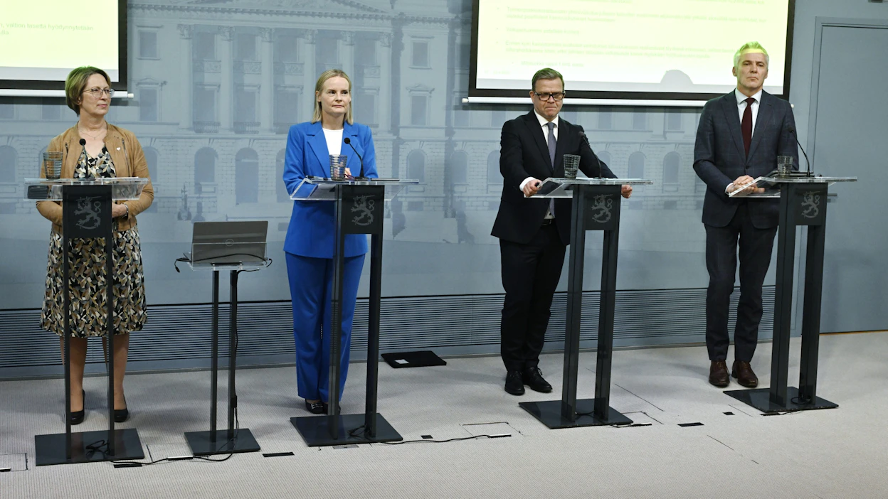 Hallituksen keskiviikkoiltana ilmoittamat puoliväliriihen päätökset ovat saaneet sekä kiitosta että kritiikkiä. LEHTIKUVA / Jussi Nukari.