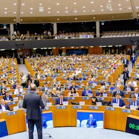 EPP:n maatalouskonferenssi täytti Euroopan parlamentin täysistuntosalin. Ryhmän puheenjohtaja Manfred Weber piti tilaisuuden avajaispuheenvuoron.