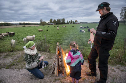 Herrakunnan Lammas -tilan väki osallistui Petuli-tapahtumaan vuonna 2021. Arkistokuva. 