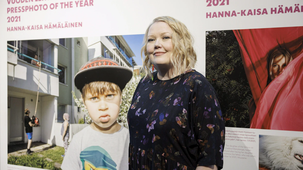Valokuvaaja Hanna-Kaisa Hämäläinen Hämäläinen kuoli Keskisuomalaisen mukaan perjantaina äkillisen sairauskohtauksen seurauksena. LEHTIKUVA / SEPPO SAMULI.