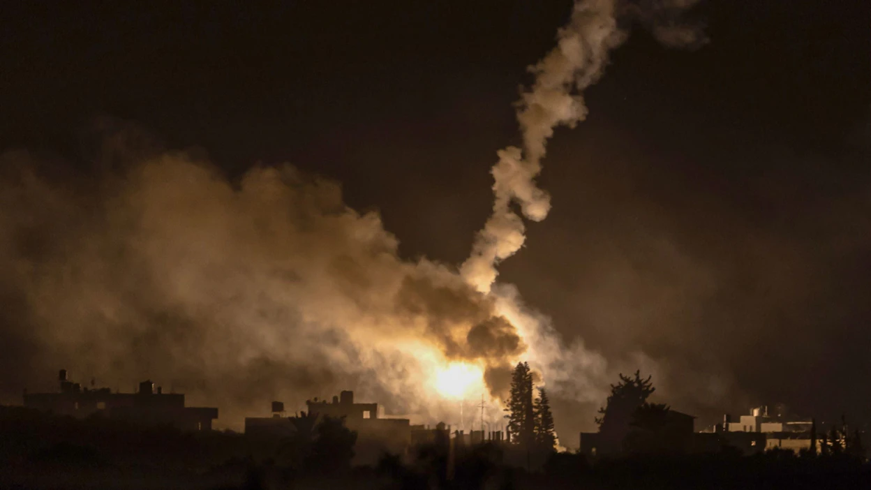 Israel on aloittanut Gazassa maaoperaation, joka on pääministeri Netanjahun mukaan Hamasin kanssa käytävän sodan toinen vaihe. LEHTIKUVA/AFP.