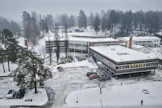Näkymä Lapinlahden keskustasta joulukuussa 2025.