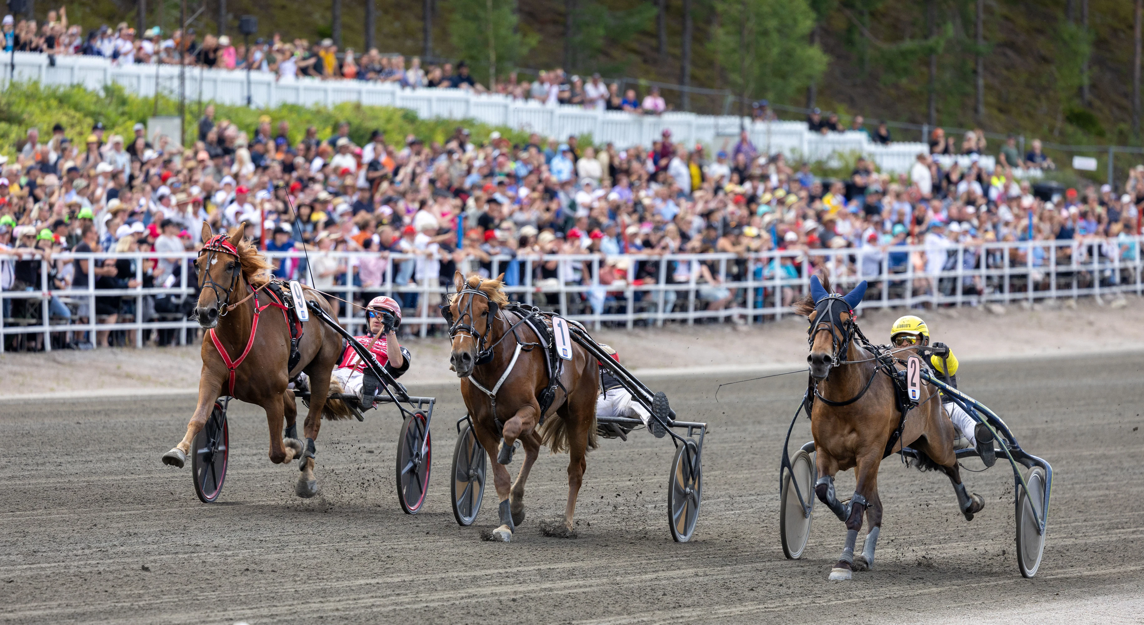 Välistä kurkottanut Akvarelli vei päätösmatkan niukasti ennen sisäradan Villilottaa ja ulkoa kirinyttä Jockas Ritaa.