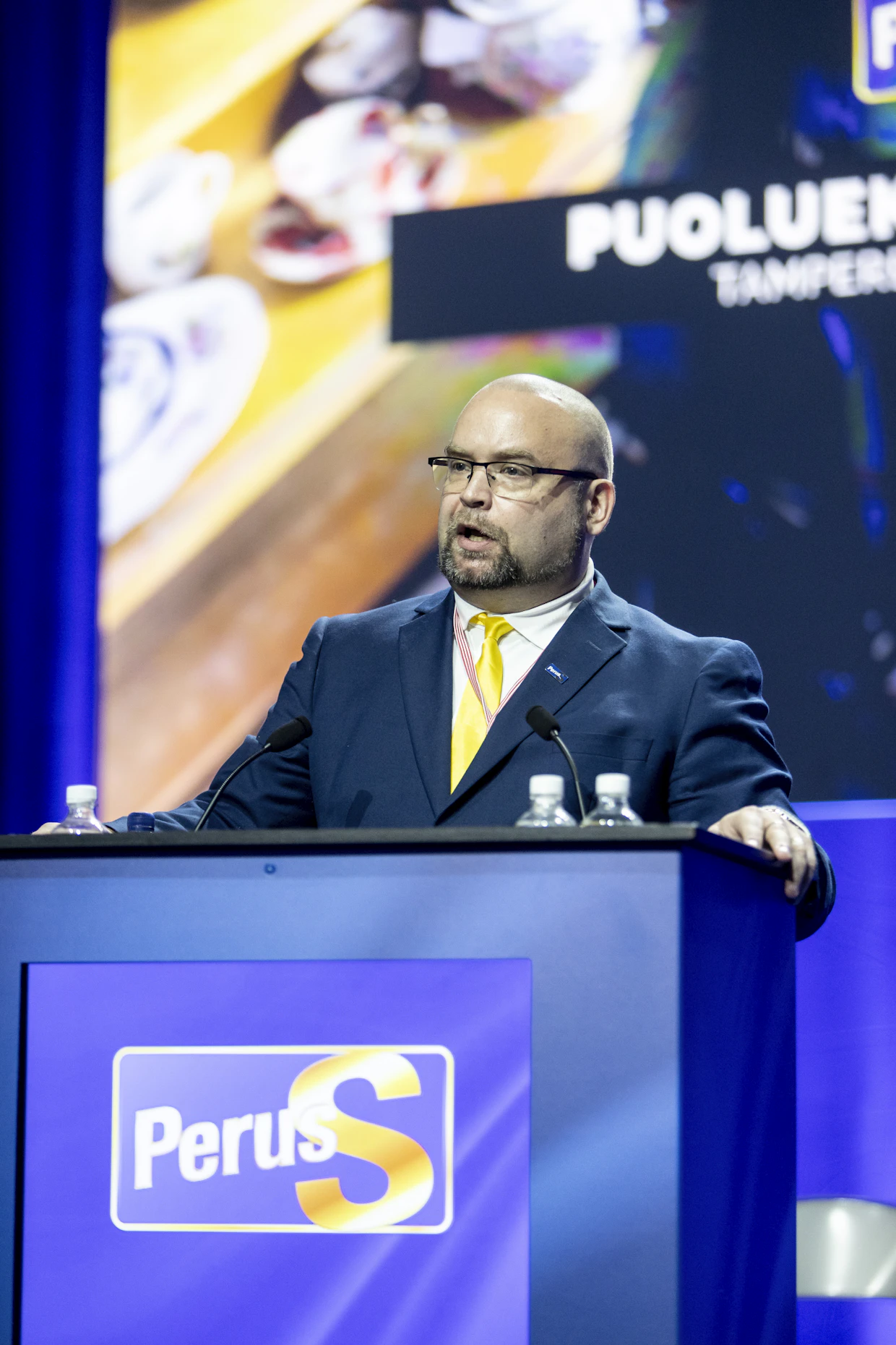 Harri Vuorenpää on uusi perussuomalaisten puoluesihteeri.