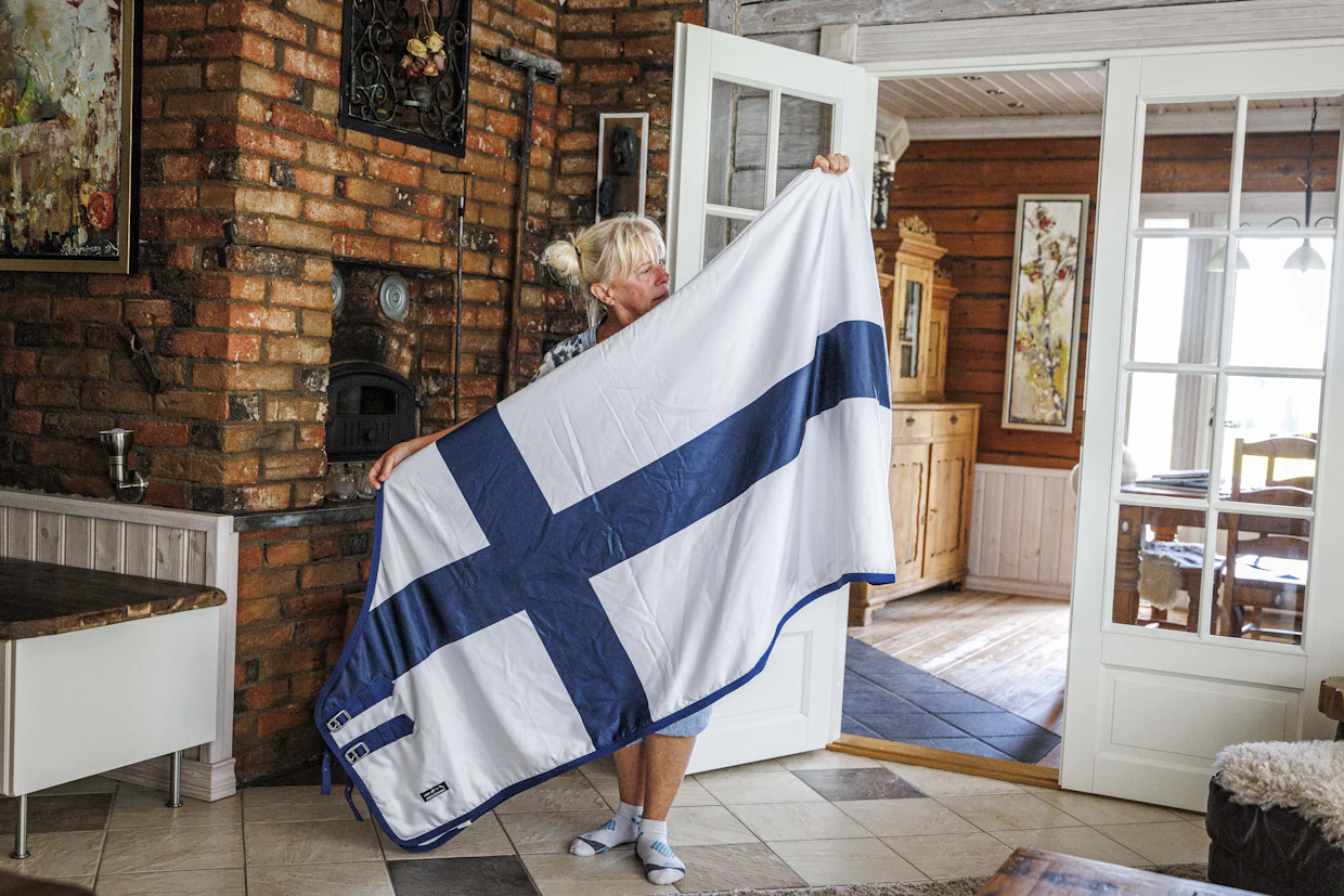 Mini Kööperin varsanäyttelystä voittama palkintoloimi on Kymberly McCaslin-Reedille tärkeä.