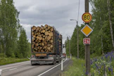 Tukkirekka on tuttu näky kesälläkin.