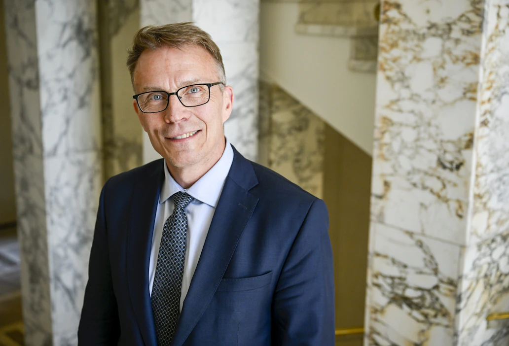 Jukka Kopra uskoo, että kokoomuksen kannatus on kääntynyt nousuun. MARKKU ULANDER / LEHTIKUVA.