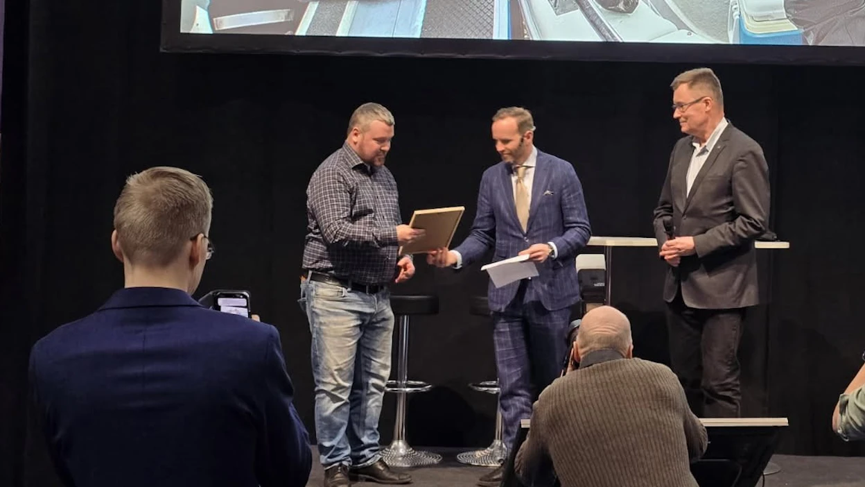 Vuoden kalastuksenvalvojaksi valittiin Ville Nikkinen.