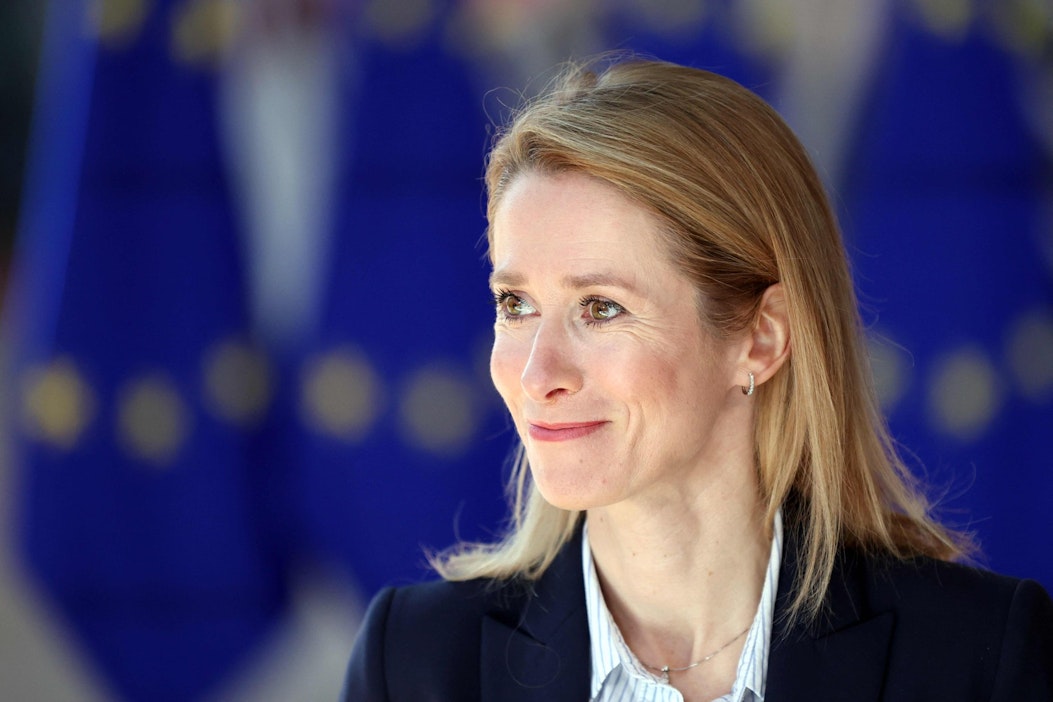 Kaja Kallas haluaa, että koko Viroa puolustettaisiin tehokkaasti. Lehtikuva/AFP.