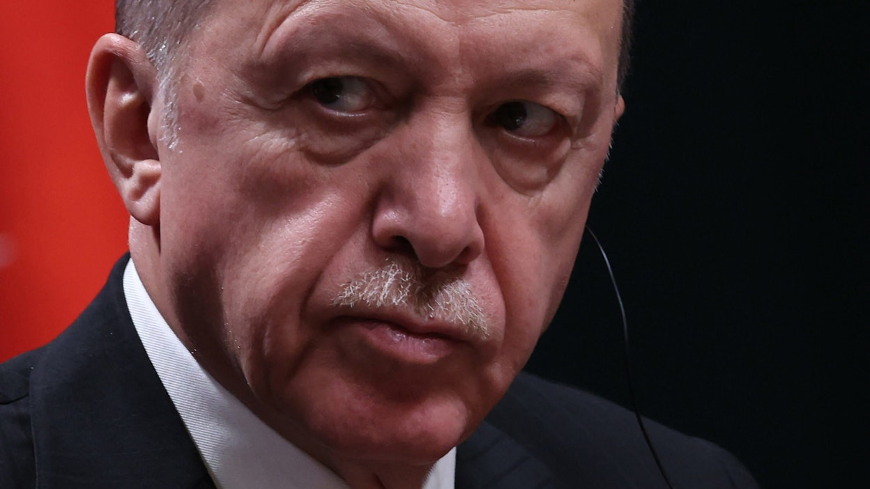 Turkin presidentti Recep Tayyip Erdogan..