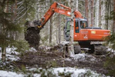 Luonnonarvokaupan kohde on noin 12 hehtaarin kokoinen ojitettu suo. Kuvituskuva.