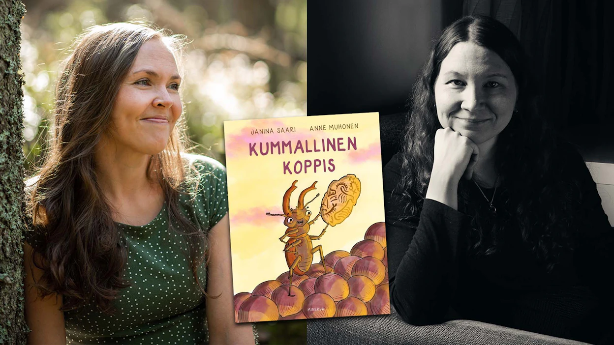 Janina Saari & Anne Muhonen: Kummallinen koppis. 40 sivua. Minerva kustannus.
