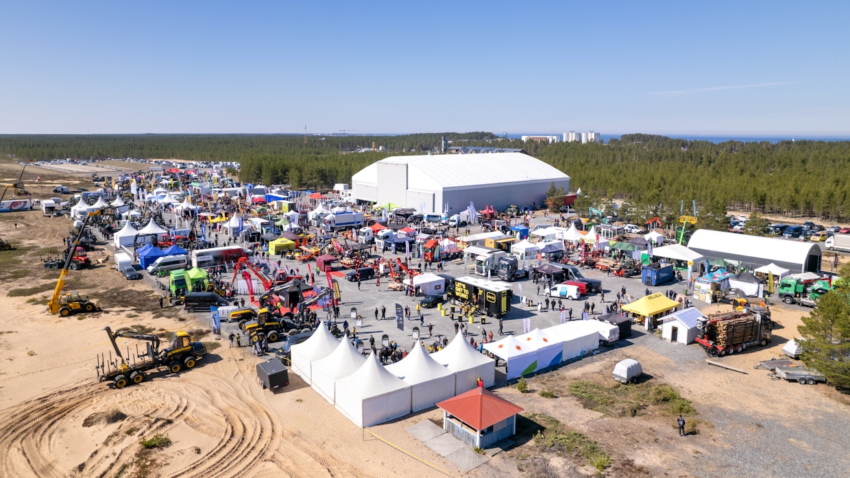 Hyvä sää ja ennätysmäinen näytteille asettajien määrä siivittivät Proforestin kävijämäärän yli viiteentuhanteen.