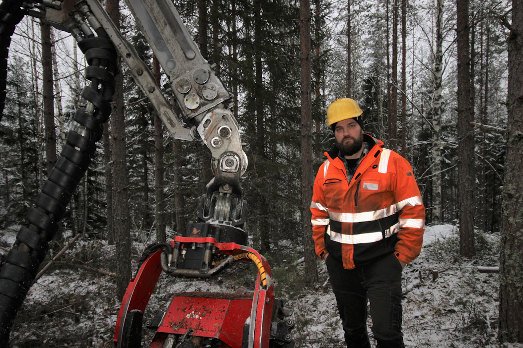 Teemu Myller on tyytyväinen Harvestian kanssa tehtyy sopimukseen. Se tuo lisävarmuutta urakoinnin suunnitteluun.