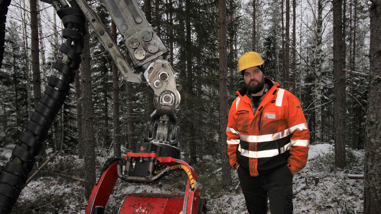 Teemu Myller on tyytyväinen Harvestian kanssa tehtyy sopimukseen. Se tuo lisävarmuutta urakoinnin suunnitteluun.