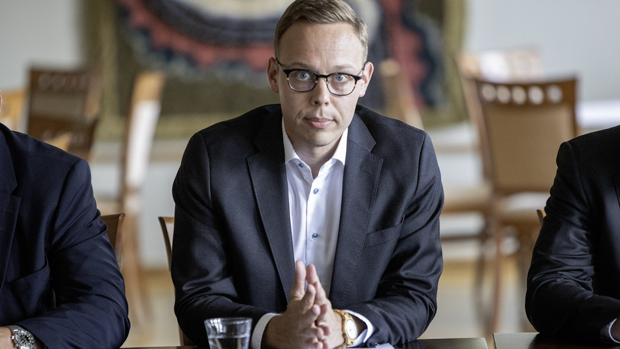 Kokoomuksen kansanedustaja sekä työministeri Matias Marttinen.