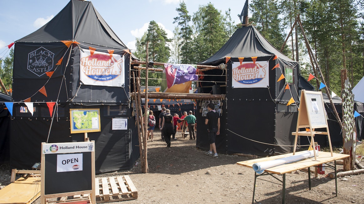 Roverway-leiri järjestettiin Hämeenlinnan Evolla vuonna 2012.
