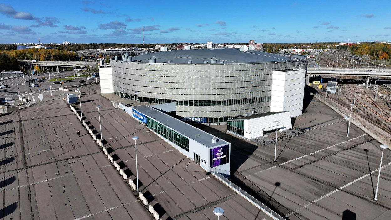 Turnauksen välierät ja mitalipelit pelataan Helsingin areenalla. ANTTI AIMO-KOIVISTO / LEHTIKUVA.