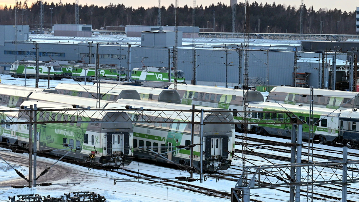 Rautateiden haitallinen routiminen on laajempaa kuin vuosikymmeneen, kertoo Väylävirasto. LEHTIKUVA / Jussi Nukari.