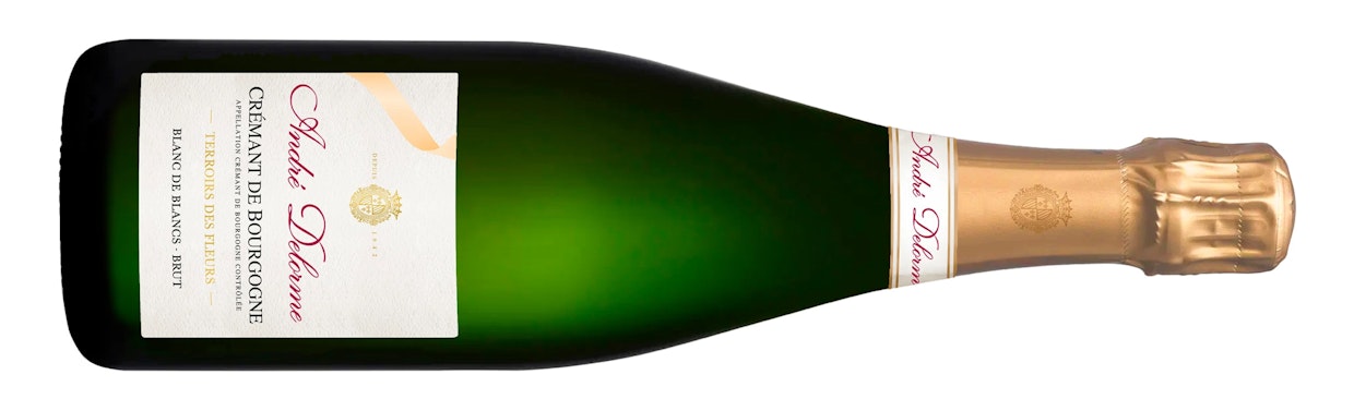 André Delorme Blanc de Blancs Crémant de Bourgogne Brut.