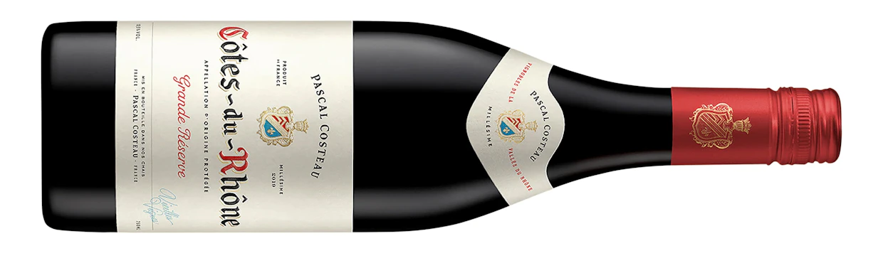 Pascal Costeau Côtes du Rhône Grande Réserve.