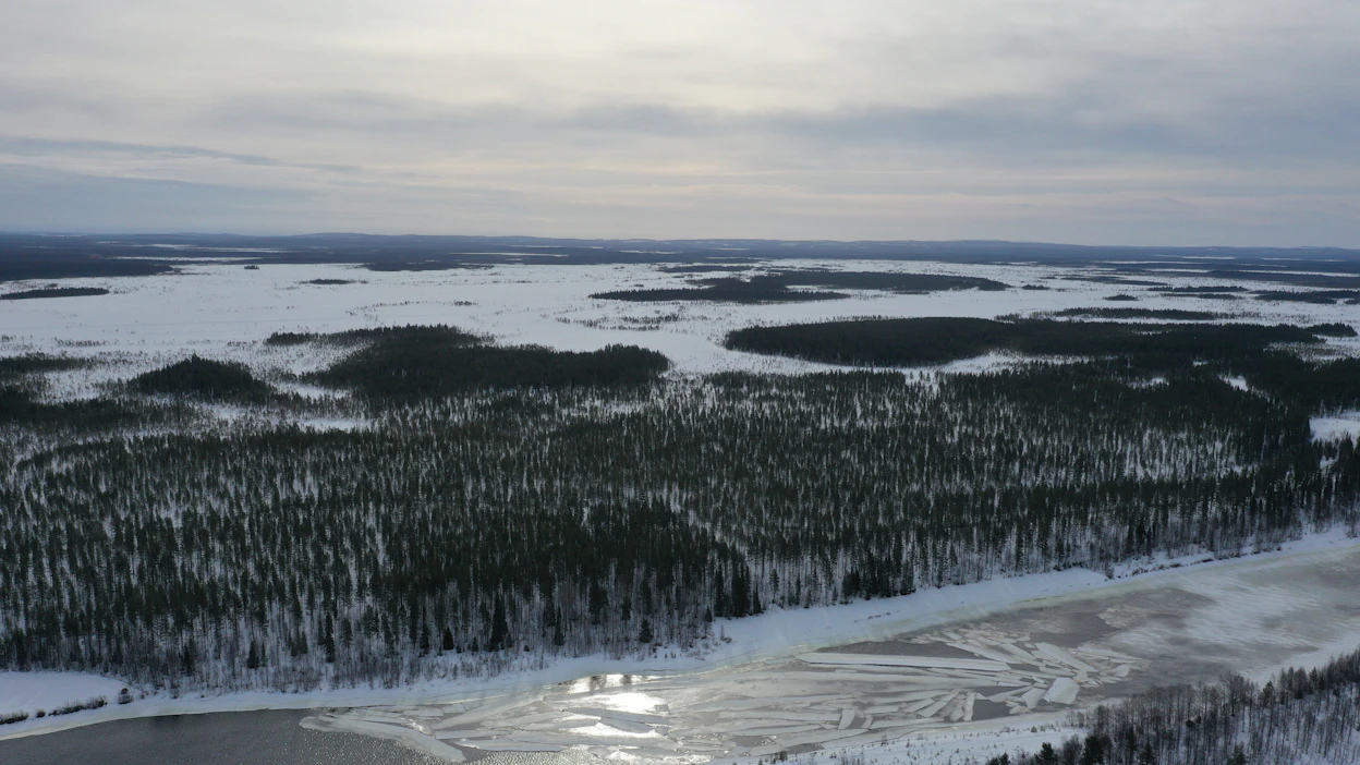 Kuvassa on Sodankylän Viiankiaavan aluetta, jonne Sakatti Mining suunnittelee kaivosta.