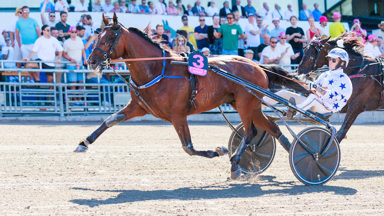 Romain Derieuxin Go On Boy voitti Elitloppet-karsinnan, mutta epäonnistui finaalissa. Lauantaina ranskalaisvaljakko tavoittelee Kymi GP:n voittoa.