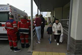 Evakuoinnin syynä on verkossa kiertävä video, jossa käytännössä ilmoitetaan hyökkäyksestä sairaaloita vastaan, kertoi Kiovan hallinto. LEHTIKUVA / AFP.