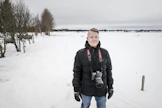 Jukka Risikko kuvasi viime vuoden kauneimmaksi valitun postimerkin maiseman. Hänet kuvattiin kotiseudullaan Lapualla MT:n haastatteluun maaliskuun alussa.