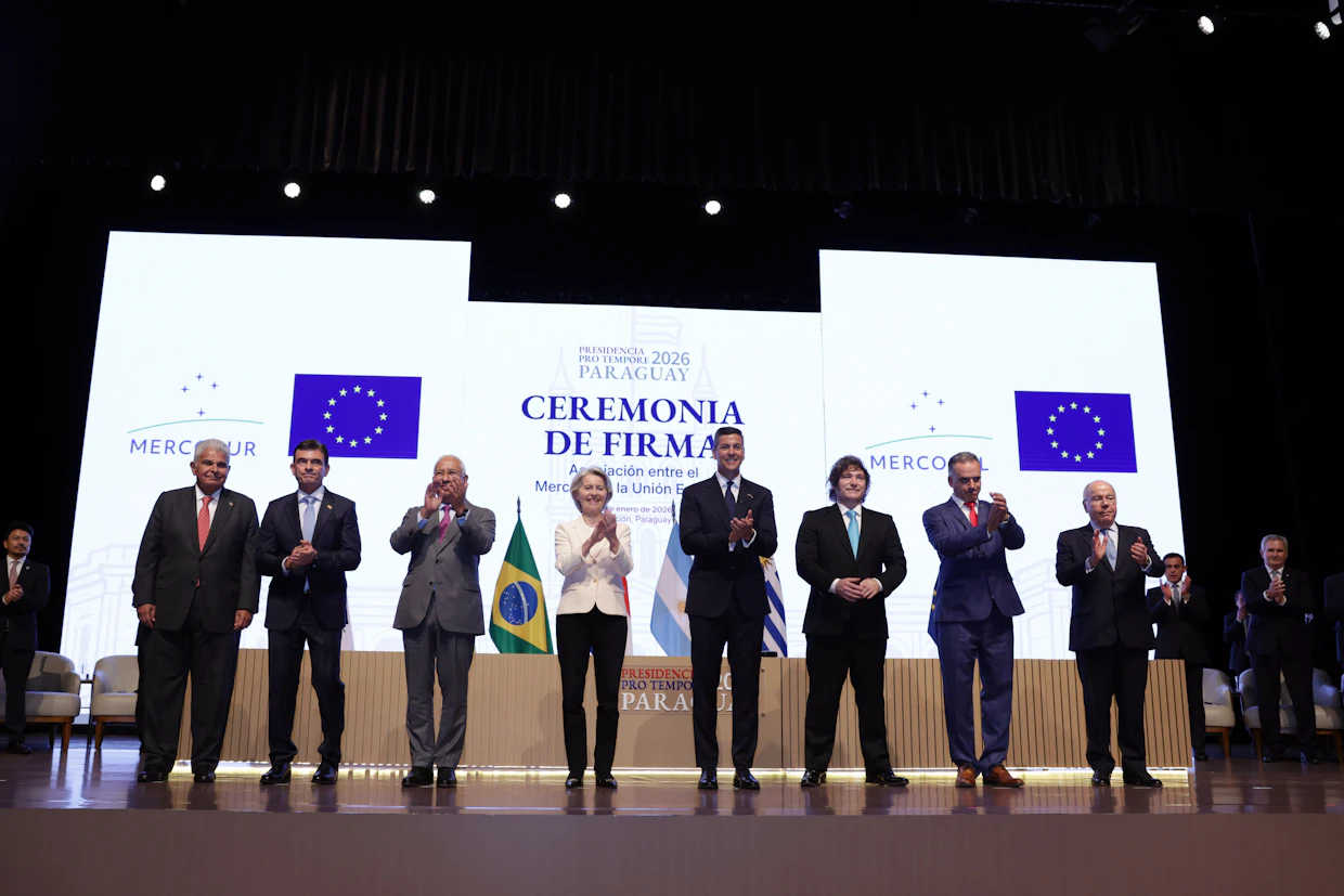 Mercosur-sopimus allekirjoitettiin Paraguayssa 17. tammikuuta.