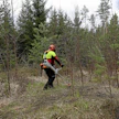 Stihlin uusi akkuraivaussaha FSA 400 K tarjoaa kovan vastuksen polttomoottorisahoille. Jo alimmalla tehoalueella raivaustyö sujuu perkauksessa ja taimikonhoidossa.