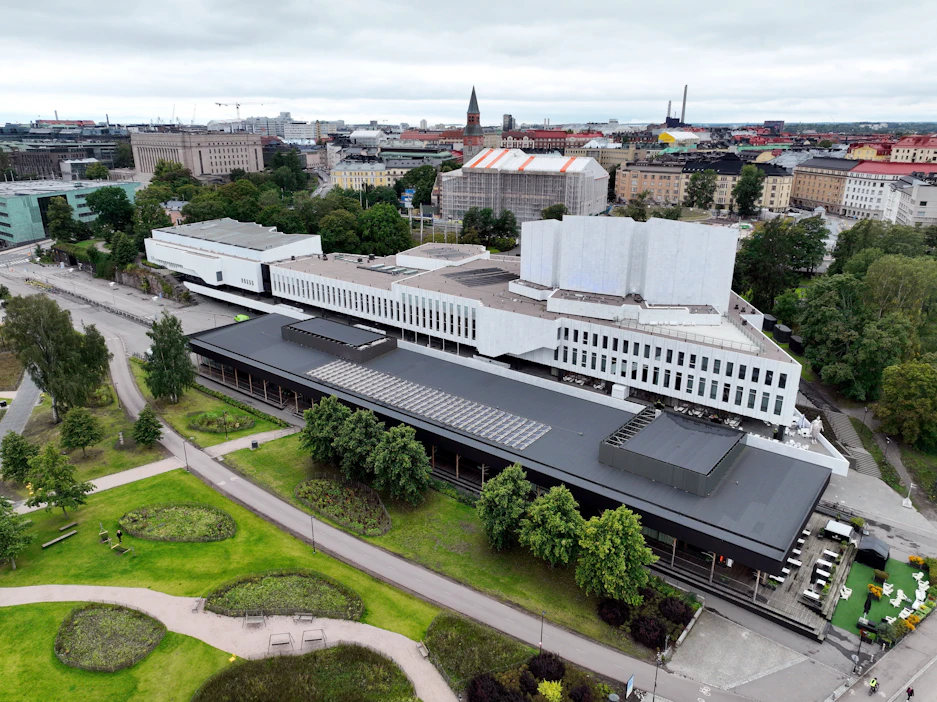 Finlandia-talo on tunnetuimpia Alvar Aallon suunnittelemia rakennuksia. ANTTI AIMO-KOIVISTO / LEHTIKUVA.