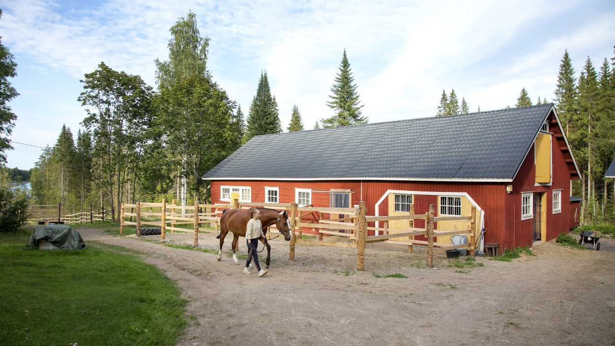 Aada Partanen osti Rautionhovin viime joulukuussa. Hän muutti sinne siskonsa kanssa tänä keväänä. Paikka sijaitsee Ruokolahdella Etelä-Karjalassa.