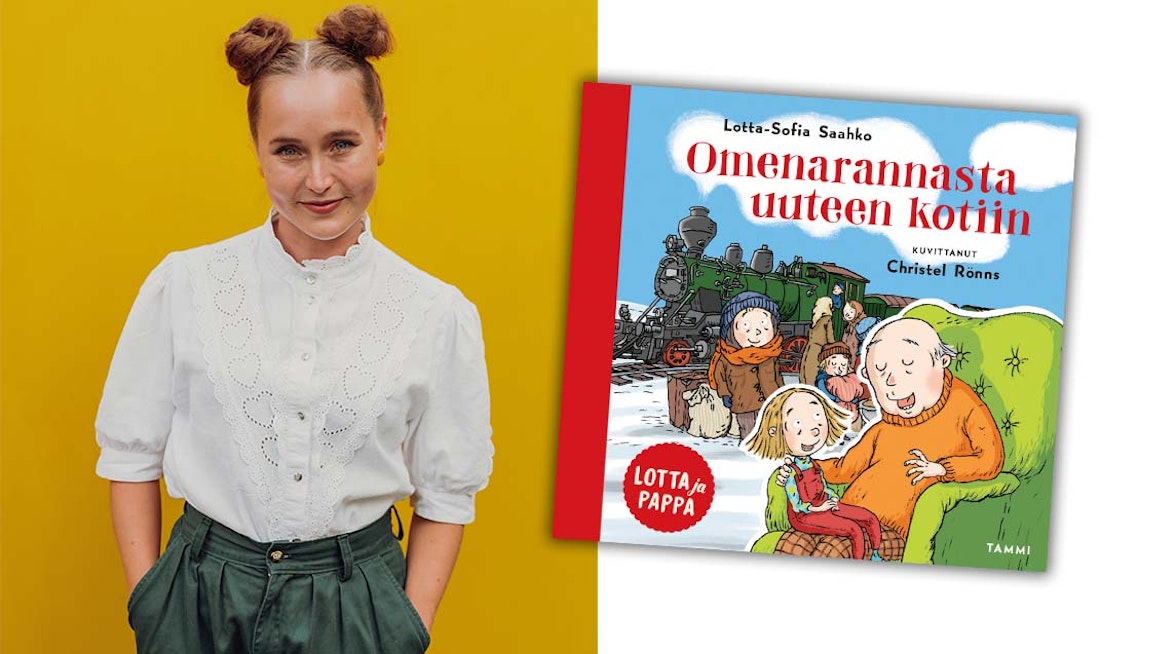 Lotta-Sofia Saahko: Omenarannasta uuteen kotiin. 32 Sivua. Tammi.