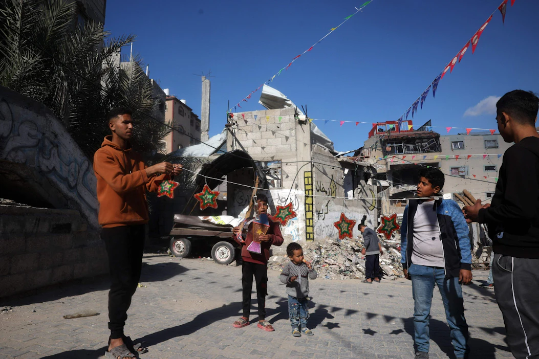 Äärijärjestö Hamasin edustaja on syyttänyt Israelia toisen vaiheen viivyttämisestä. LEHTIKUVA / AFP.