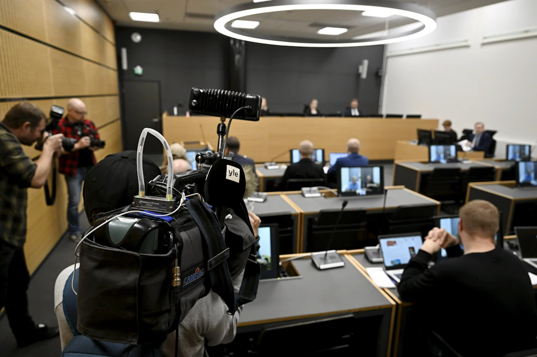 Päijät-Hämeen käräjäoikeus on tuominnut kolme miestä terrorismirikoksista äärioikeistoon liitetyssä jutussa. Arkistokuva syyskuulta. LEHTIKUVA / Vesa Moilanen.