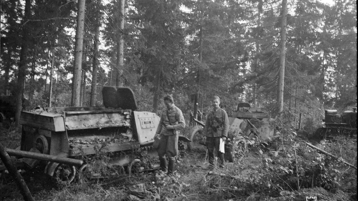 Suomen sotasaalista vuodelta 1941.