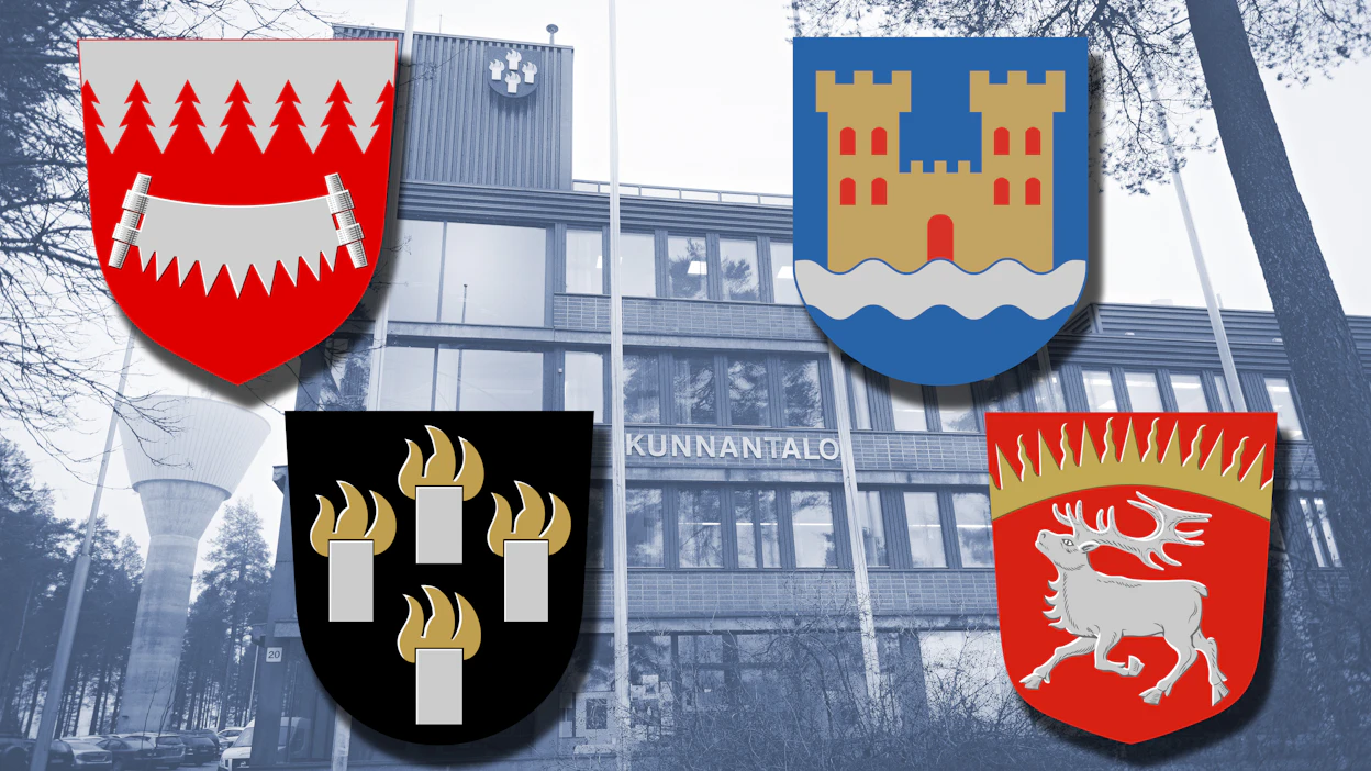 Suomussalmen kunnantalossa (kuvassa) kaivattiin opintolainahyvityksiä taklaamaan seudun osaajapulaa. Kokeilu jäi kuitenkin toteutumatta. Myös Taivalkoskella, Kajaanissa ja Kuusamossa kokeilu olisi otettu ilolla vastaan.
