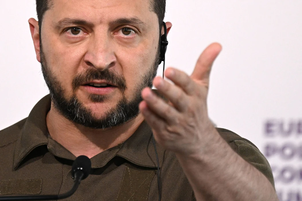 Vastahyökkäys ottaa aikansa, ja voitto voi vaatia kovan hinnan, Ukrainan presidentti Volodymyr Zelenskyi varoittaa. LEHTIKUVA/AFP.
