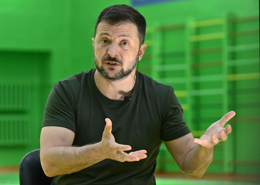 Ukrainan presidentti Volodymyr Zelenskyi sanoi, että Ukraina ja koko maailma haluaa Venäjän osallistuvan sodan loppumiseen tähtäävään huippukokoukseen. LEHTIKUVA/AFP.